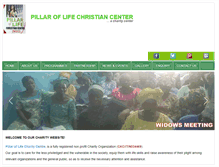 Tablet Screenshot of pillaroflife.org